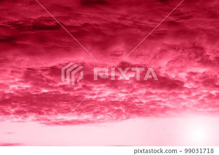 Beautiful Sunset, toned in pink 99031718