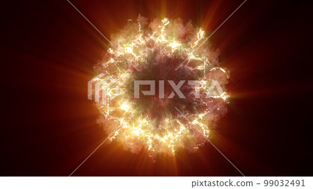 3D rendering of a series of spectacular shock waves coming from an explosion 3D rendering of a series of spectacular shock waves coming from an explosion 99032491