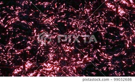 3D rendering shimmering oily liquid with a sheen 3D rendering shimmering oily liquid with a sheen 99032686