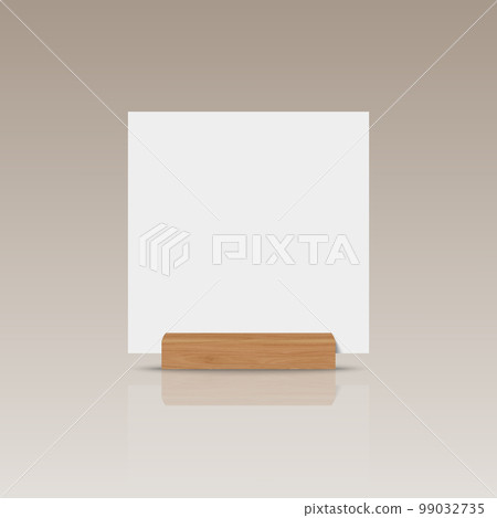 A4 blank white frame on wall Royalty Free Vector Image