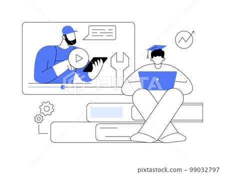 Vocational education abstract concept vector illustration. 99032797