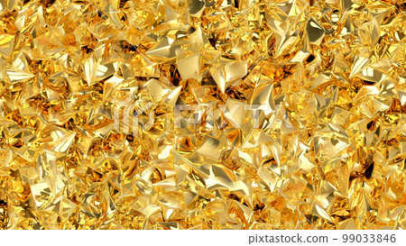 3D rendering  shiny liquid ripples on the surface of a technological material with an elegant shape 99033846