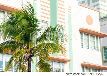 Art Deco building in the Art Deco District in South Beach, Miami Art Deco building in the Art Deco District in South Beach, Miami 99035560