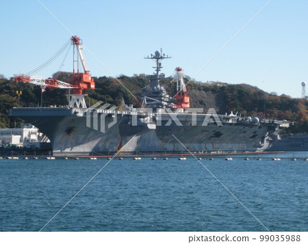 U.S. Navy Aircraft Carrier USS George Washington Yokosuka Base U.S. Navy Aircraft Carrier USS George Washington Yokosuka Base 99035988