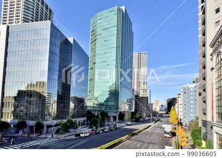 Urban scenery around Shirokane-Takanawa Station 99036605