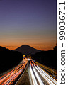 National highway and Mt.Fuji 99036711