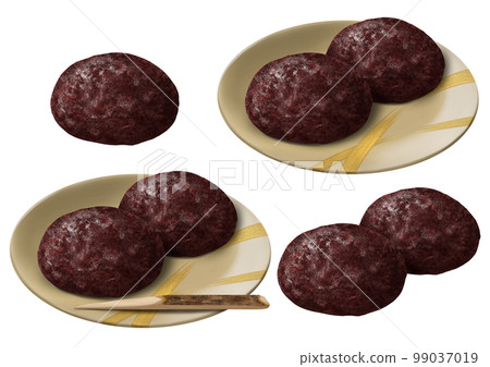 Ohagi Botamochi Japanese sweets Ohagi Botamochi Japanese sweets 99037019