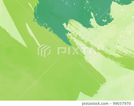 green watercolor material 99037970
