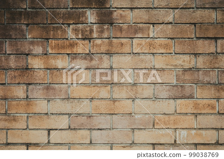 Old brick wall background material a-2-4 retro film style 99038769