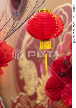 Year of the Rabbit , Chinese new year lanterns in old town area. Year of the Rabbit , Chinese new year lanterns in old town area. 99038892