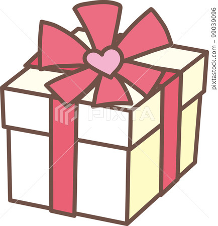 累積形像圖標_紅絲帶禮盒 99039096