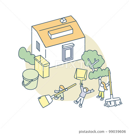 people cleaning. the need to keep clean people cleaning. the need to keep clean 99039606