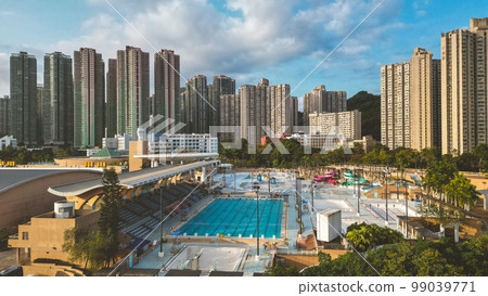 7 Feb 2023 Tseung Kwan O swimming pool, Hong Kong. 99039771