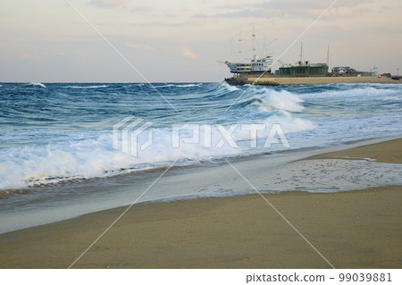 冬季旅行，海灘，正東津 99039881