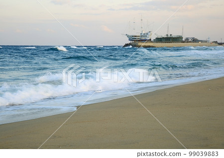 冬季旅行，海灘，正東津 99039883