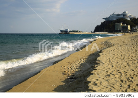 Winter travel, beach, Jeongdongjin 99039902