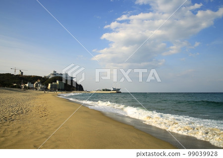 Winter travel, beach, Jeongdongjin 99039928