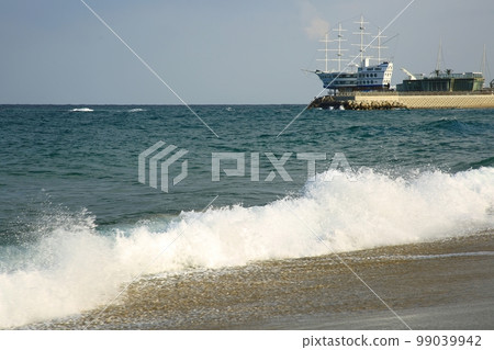 Winter travel, beach, Jeongdongjin 99039942