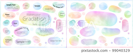 Frameset with Soft Curves ~ Spring Colors 99040329