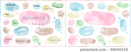 Frameset with Soft Curves ~ Spring Colors Frameset with Soft Curves ~ Spring Colors 99040330