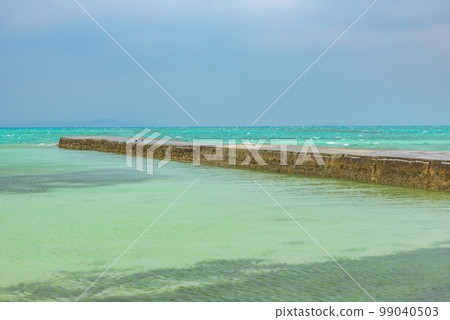 沖繩縣竹富島西碼頭日落景點 99040503