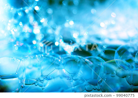 Detergent foam, bubble closeup background image Detergent foam, bubble closeup background image 99040775