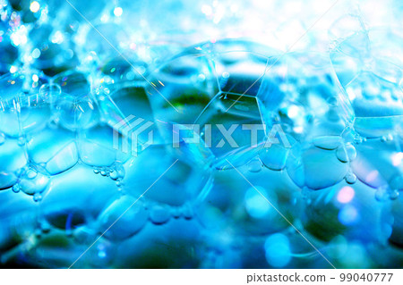 Detergent foam, bubble closeup background image 99040777