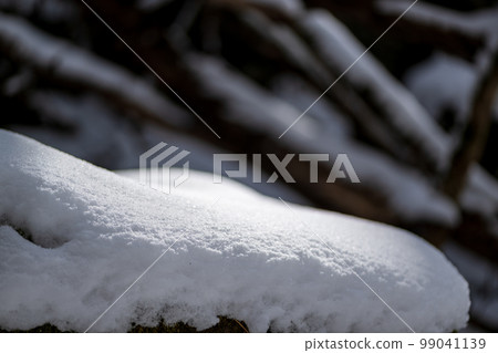 Winter landscape with frigid snow and ice Winter landscape with frigid snow and ice 99041139