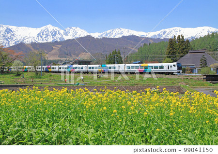 5月 E257系特快梓 大糸線 99041150