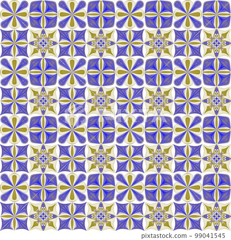 Flower and star geometric pattern, abstract pattern seamless pattern, geometric repeat pattern, abstract background illustration 99041545