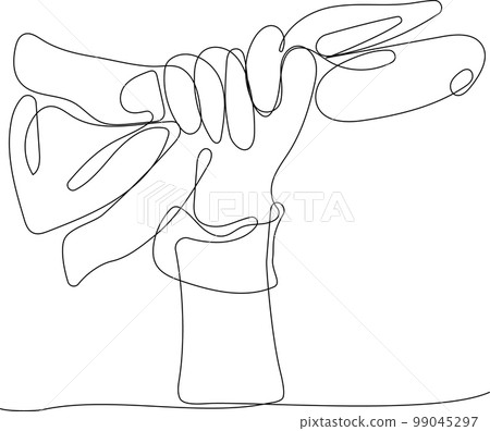 Continuous one line drawing of bottles for liquid laundry detergent, bleach, fabric softener, dishwashing liquid or another cleaning agent. Easy to place your text and brand logo. Vector illustration Continuous one line drawing of bottles for liquid laundry detergent, bleach, fabric softener, dishwashing liquid or another cleaning agent. Easy to place your text and brand logo. Vector illustration 99045297