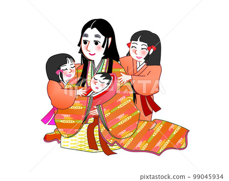City person and daughter 99045934