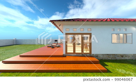 有木甲板的房子 有木甲板的房子 99046067