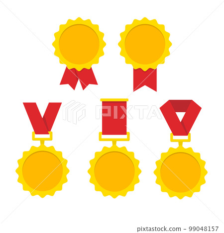 medal icon illustration set 99048157