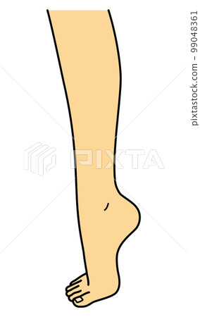 Leg foot side thumb side right foot Leg foot side thumb side right foot 99048361