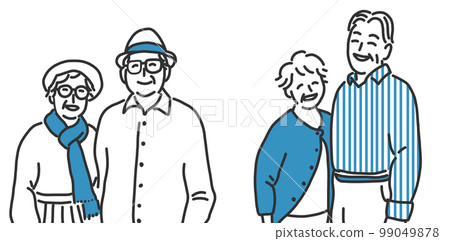 一對好老夫妻的插圖集 一對好老夫妻的插圖集 99049878