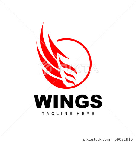 Wings Logo, Phoenix Logo, Bird Wing Vector, Template Illustration, Wing Brand Design Wings Logo, Phoenix Logo, Bird Wing Vector, Template Illustration, Wing Brand Design 99051919