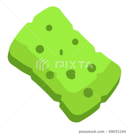 Wash sponge icon cartoon vector. Cleaner house. Cleaning worker Wash sponge icon cartoon vector. Cleaner house. Cleaning worker 99055284