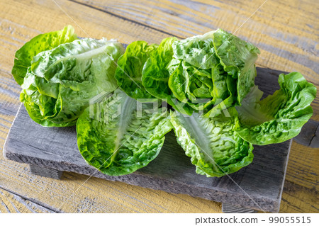 Heads of Romaine lettuce Heads of Romaine lettuce 99055515