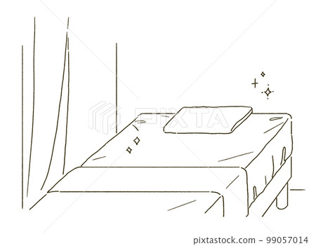 沒有人的美麗美容院的美女插畫 99057014