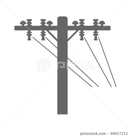 Electric pole icon design 99057252