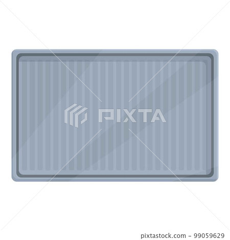 Cake tray icon cartoon vector. Food bakery. Oven mold 99059629