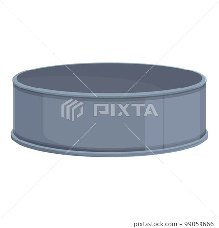 Kitchen pan icon cartoon vector. Cooking tray. Dish oven 99059666