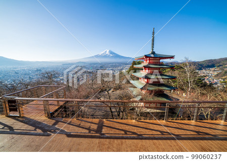 "Yamanashi Prefecture" Arakurayama Sengen Park "Observation Deck" "Yamanashi Prefecture" Arakurayama Sengen Park "Observation Deck" 99060237