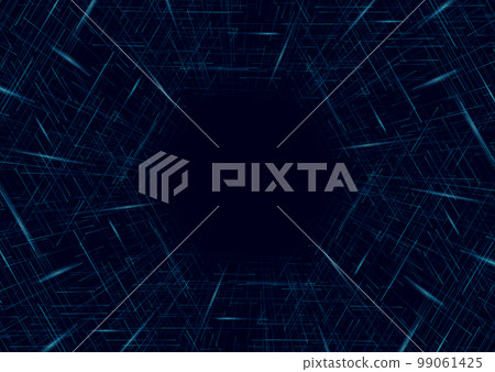 Blue minimal glowing lines abstract futuristic tech background 99061425