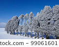 Snow country scenery with hoarfrost in clear weather 99061601