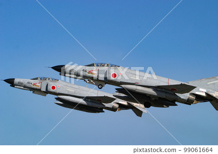 Air Self-Defense Force fighter F-4EJ Kai in flight 99061664