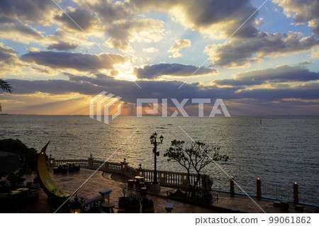 american village sunset curtain 99061862