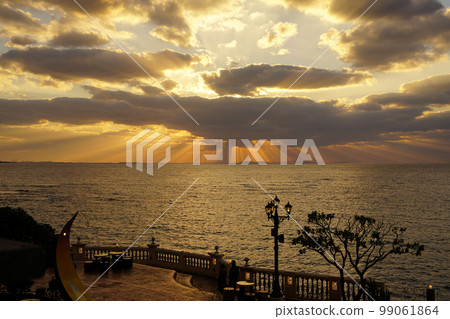 美國村的日落 99061864