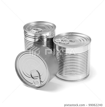 Different Tin Cans Isolated, Preserve Template Mockup, Metal Milk Package Group, Aluminum Containers Different Tin Cans Isolated, Preserve Template Mockup, Metal Milk Package Group, Aluminum Containers 99062240